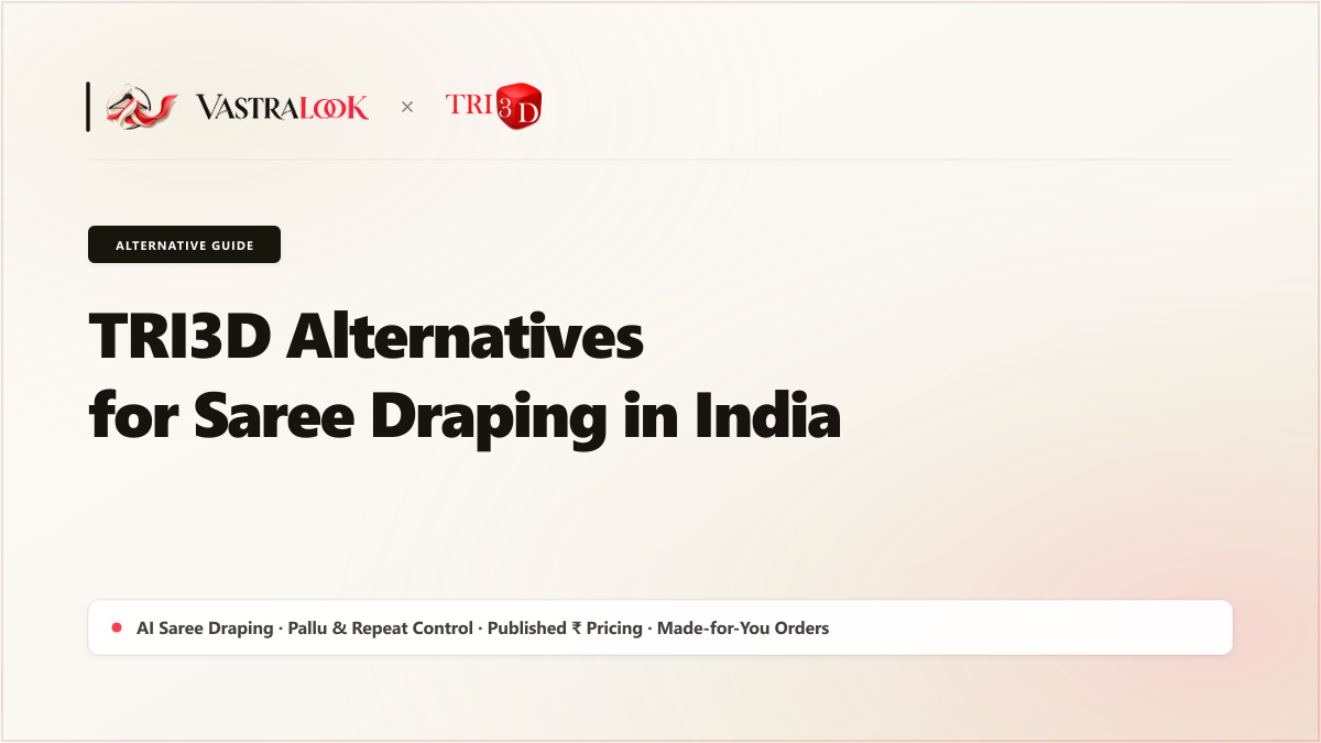 TRI3D Alternatives 2026: Saree Draping Software in India