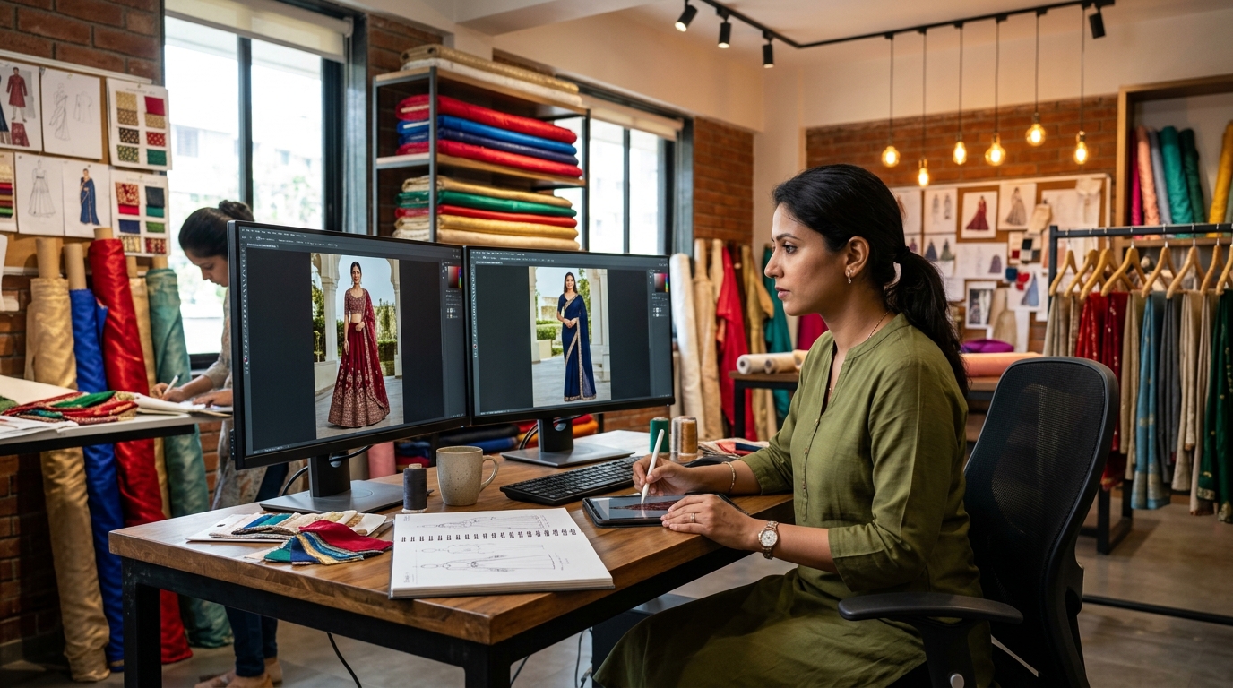 Virtual Sampling in Fashion: Create Catalogue Photos Before Producing Physical Inventory