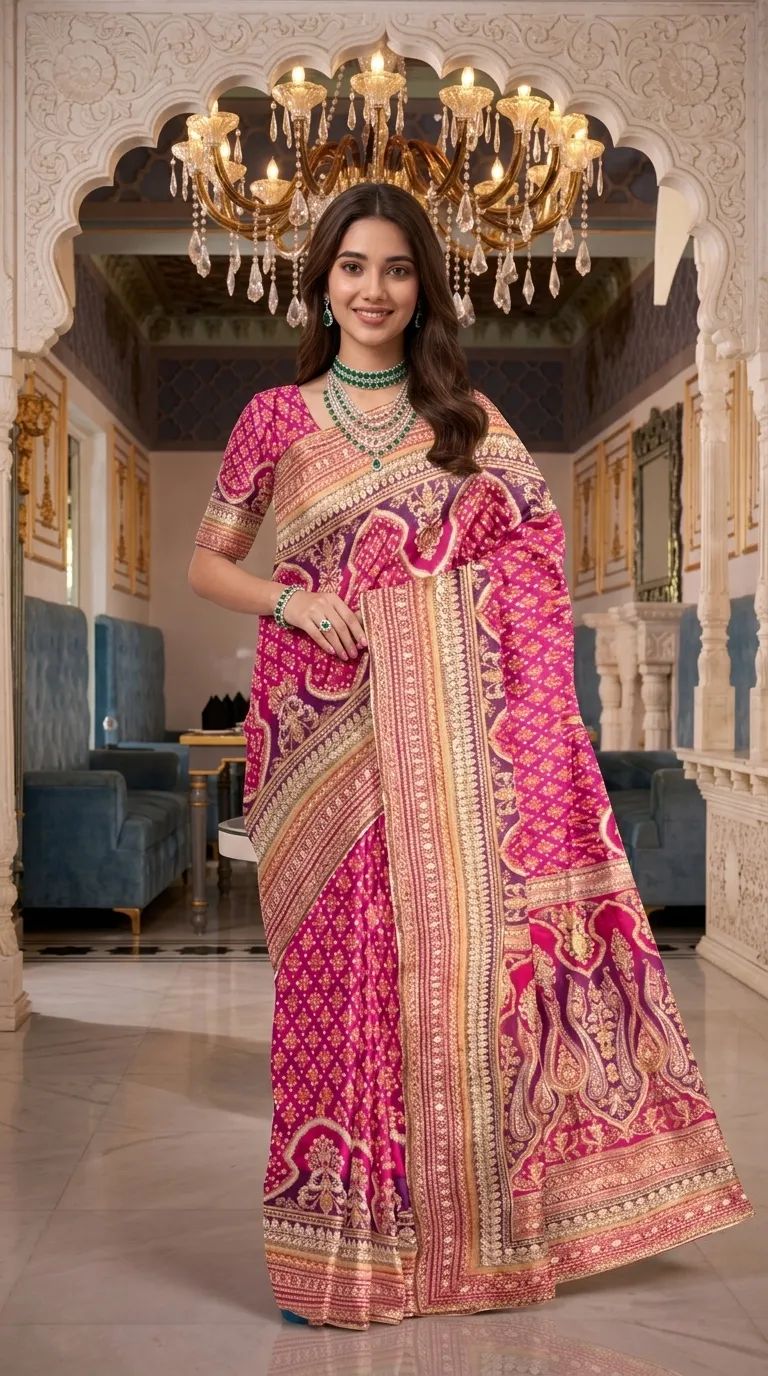 Zari Border Banarasi Saree